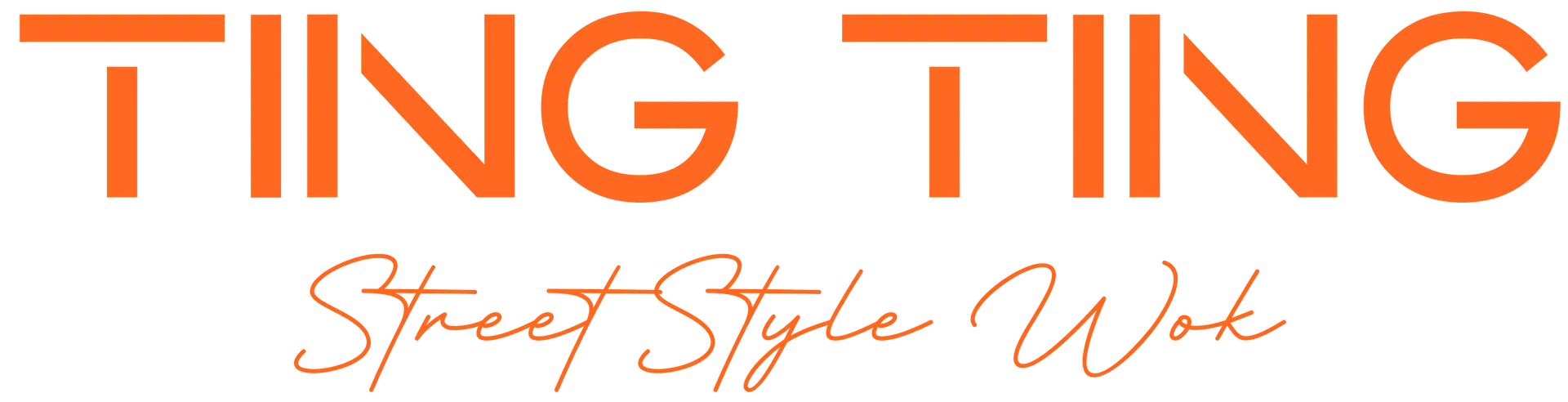 Logo TING TING Street Style Wok Mannheim orange